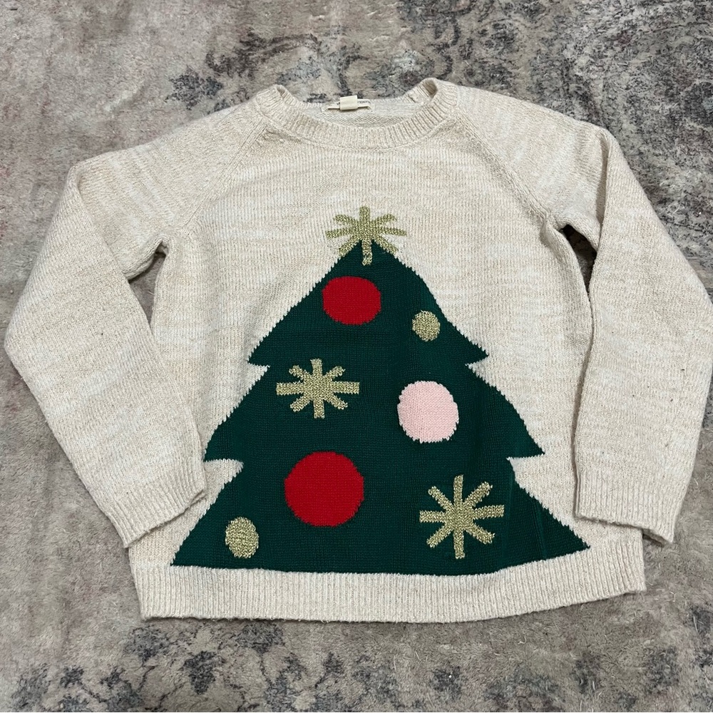 Girls holiday sweater. Size 6/7